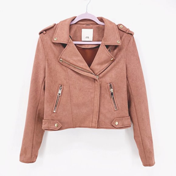 River Island Jackets & Blazers - River Island Faux Suede Biker Jacket